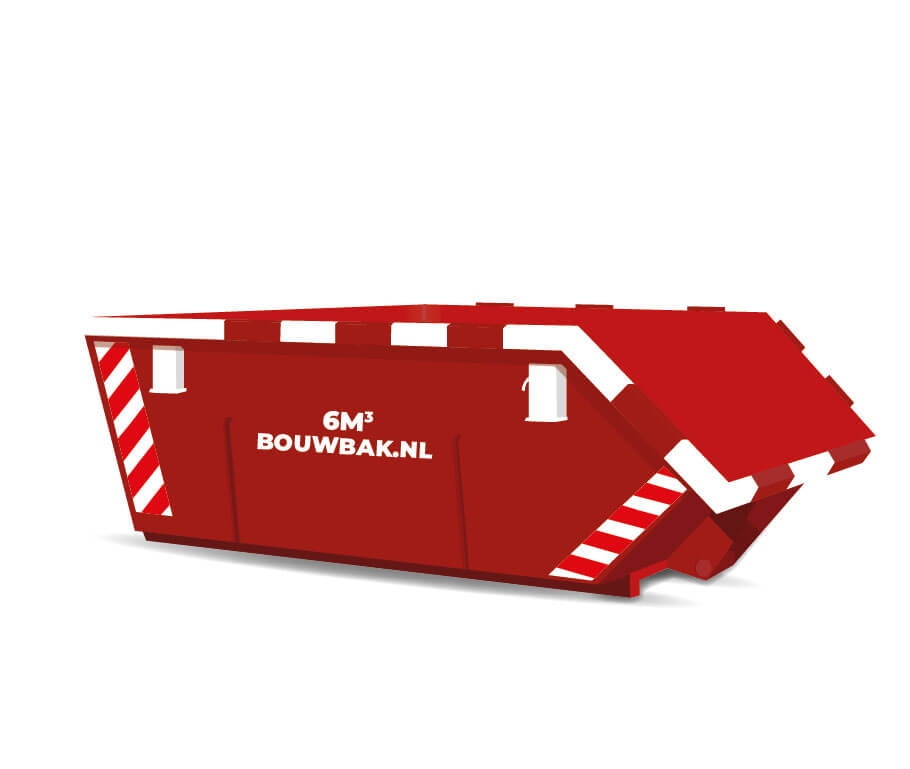 Bouwafval container 6M³